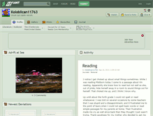 Tablet Screenshot of koloblican11763.deviantart.com