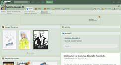 Desktop Screenshot of gamma-akutabi-fc.deviantart.com