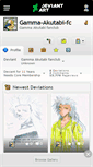 Mobile Screenshot of gamma-akutabi-fc.deviantart.com