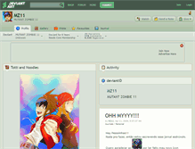 Tablet Screenshot of mz11.deviantart.com