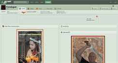 Desktop Screenshot of frendlygost.deviantart.com