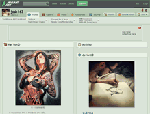 Tablet Screenshot of josh163.deviantart.com