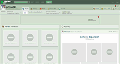 Desktop Screenshot of primus123.deviantart.com