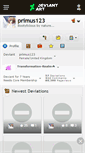 Mobile Screenshot of primus123.deviantart.com