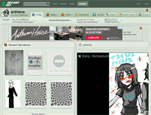 Tablet Screenshot of anthiena.deviantart.com