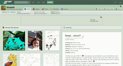 Desktop Screenshot of bluepelt.deviantart.com