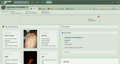 Desktop Screenshot of mommys-lil-monster13.deviantart.com