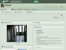 Tablet Screenshot of huhradio.deviantart.com