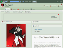 Tablet Screenshot of clan-yagami.deviantart.com
