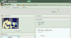 Desktop Screenshot of gray-x-jubia.deviantart.com