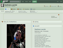 Tablet Screenshot of deathstars-cyanide.deviantart.com