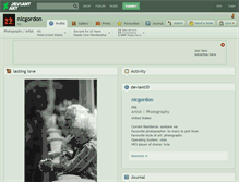 Tablet Screenshot of nicgordon.deviantart.com
