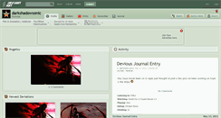 Desktop Screenshot of darkshadowsonic.deviantart.com