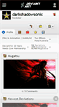 Mobile Screenshot of darkshadowsonic.deviantart.com
