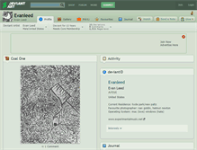 Tablet Screenshot of evanleed.deviantart.com