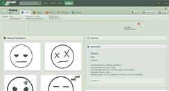 Desktop Screenshot of krasus.deviantart.com