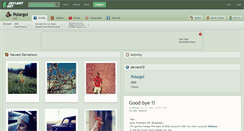 Desktop Screenshot of polargol.deviantart.com