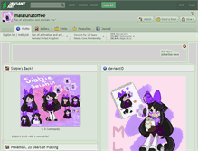 Tablet Screenshot of maialunatoffee.deviantart.com