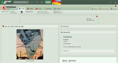 Desktop Screenshot of hellokbear.deviantart.com