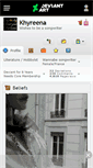 Mobile Screenshot of khyreena.deviantart.com