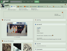 Tablet Screenshot of ong92.deviantart.com