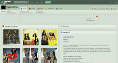 Desktop Screenshot of makemefree.deviantart.com