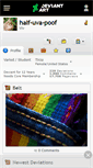 Mobile Screenshot of half-uva-poof.deviantart.com