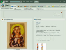 Tablet Screenshot of ciliacc.deviantart.com
