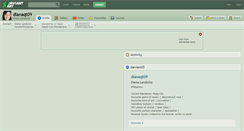 Desktop Screenshot of dianaqt09.deviantart.com