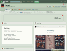 Tablet Screenshot of formel.deviantart.com