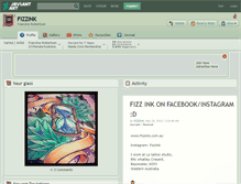 Tablet Screenshot of fizzink.deviantart.com