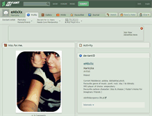Tablet Screenshot of emixxx.deviantart.com