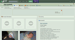 Desktop Screenshot of miss-synthetic.deviantart.com