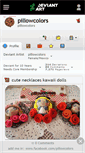 Mobile Screenshot of pillowcolors.deviantart.com