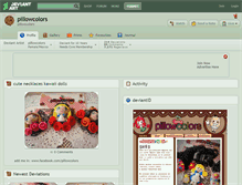 Tablet Screenshot of pillowcolors.deviantart.com