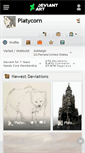 Mobile Screenshot of platycorn.deviantart.com