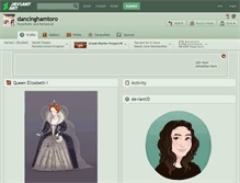Tablet Screenshot of dancinghamtoro.deviantart.com