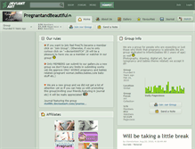 Tablet Screenshot of pregnantandbeautiful.deviantart.com