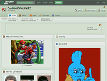 Tablet Screenshot of dahkingofmudkipz.deviantart.com