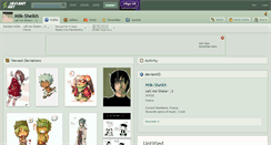 Desktop Screenshot of milk-sheikh.deviantart.com