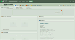 Desktop Screenshot of amatrix-fetisha.deviantart.com