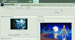 Desktop Screenshot of moonspiritofnight.deviantart.com
