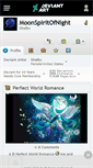 Mobile Screenshot of moonspiritofnight.deviantart.com