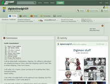 Tablet Screenshot of digidestinedgirl09.deviantart.com