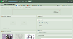Desktop Screenshot of gaaraderkazekage.deviantart.com