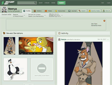 Tablet Screenshot of neenya.deviantart.com