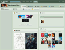 Tablet Screenshot of blackdragonmk.deviantart.com