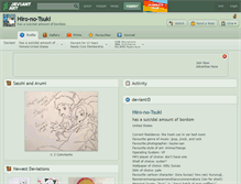 Tablet Screenshot of hiro-no-tsuki.deviantart.com