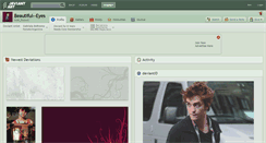 Desktop Screenshot of beautiful--eyes.deviantart.com