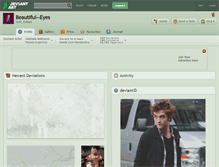 Tablet Screenshot of beautiful--eyes.deviantart.com